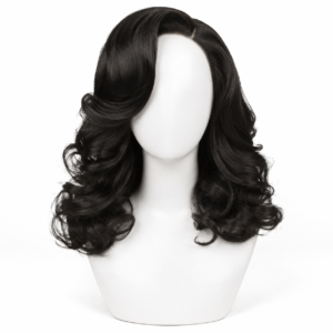 Fashionnista, perruque longue ondulée et volumineuse