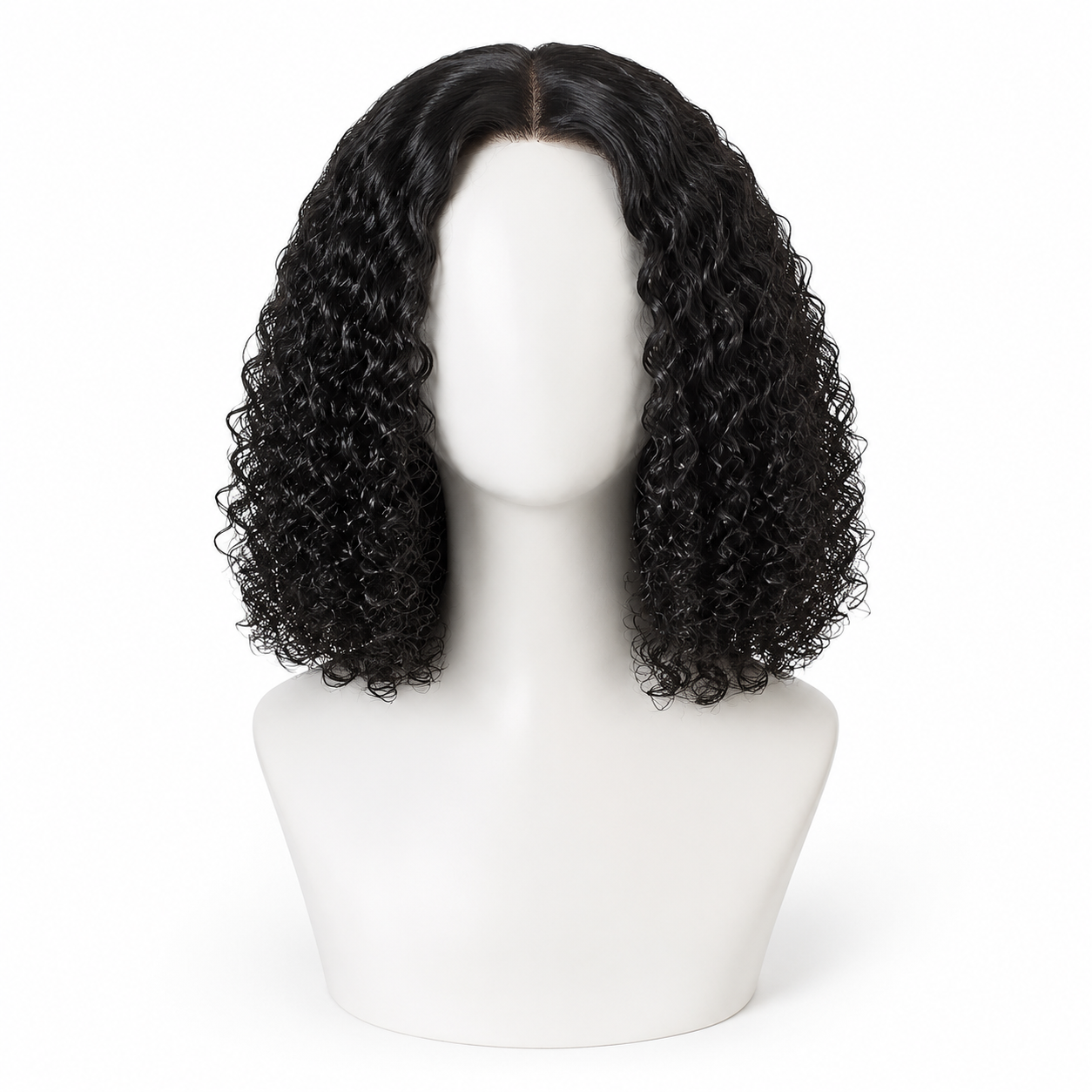 Simply, perruque longue bouclée avec cheveux Virgin Hair