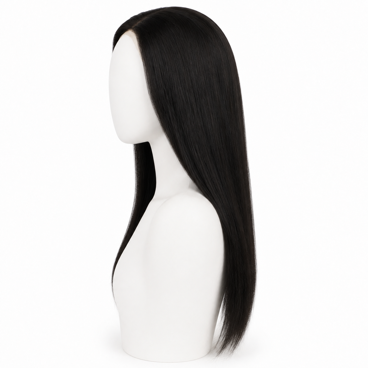 Baddies, perruque longue lisse en cheveux naturels