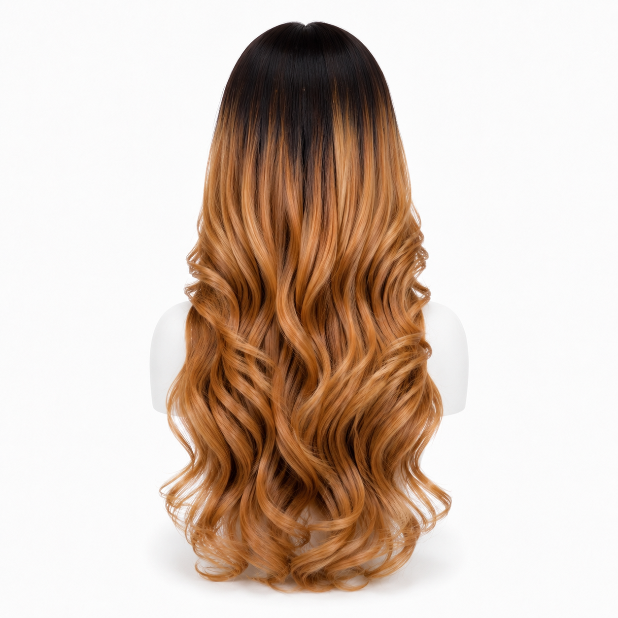 Fashionnista Extra, perruque longue ondulée avec séparation personnalisable