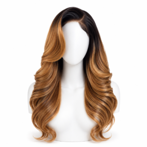 Fashionnista Extra, perruque longue ondulée avec séparation personnalisable
